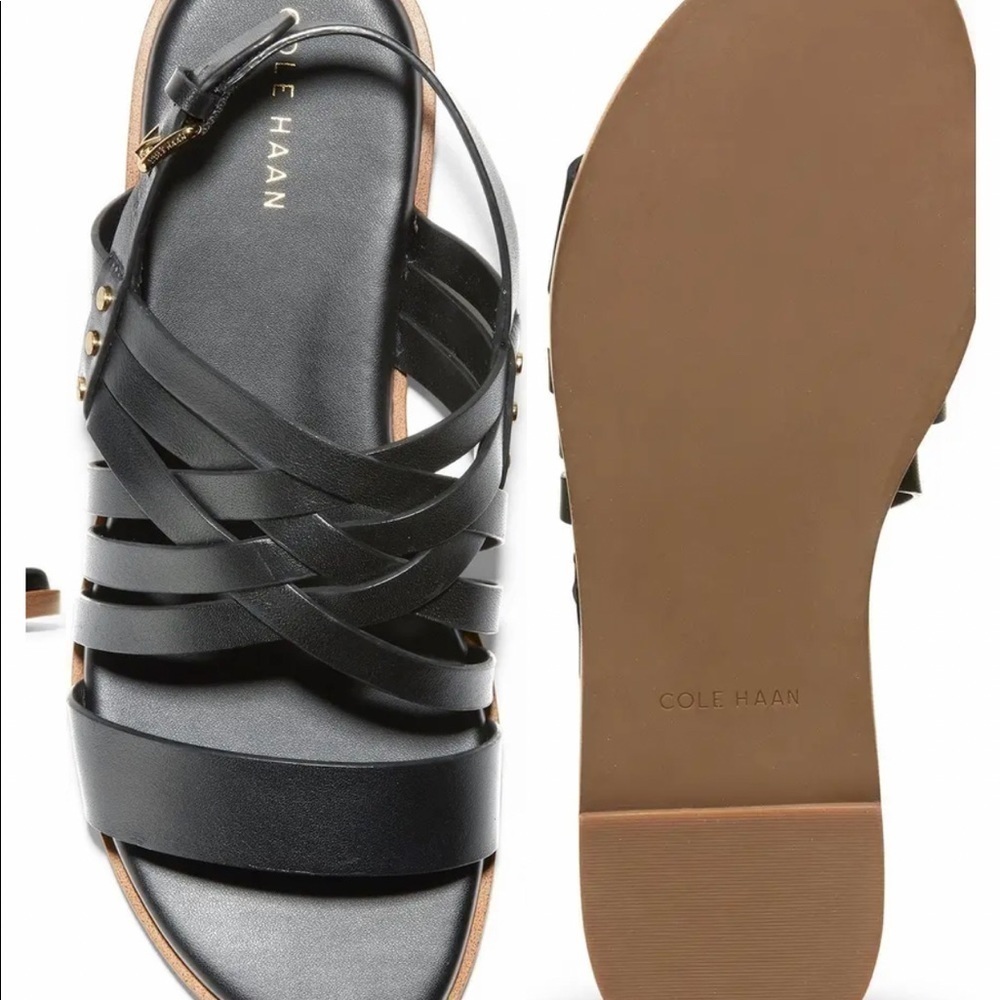 COLE HAAN France Strappy Slingback Sandal size 7B - Picture 5 of 9